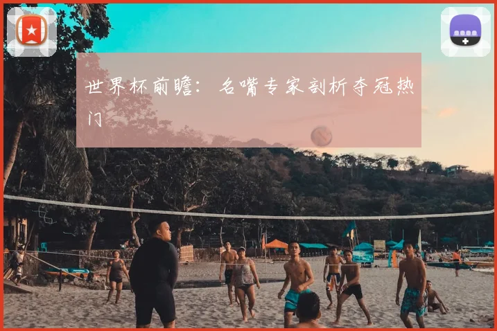 世界杯前瞻：名嘴专家剖析夺冠热门