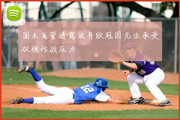 国米高管透露放弃欧冠因无法承受双线作战压力