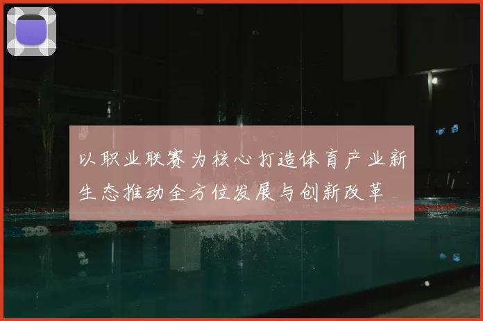 以职业联赛为核心打造体育产业新生态推动全方位发展与创新改革