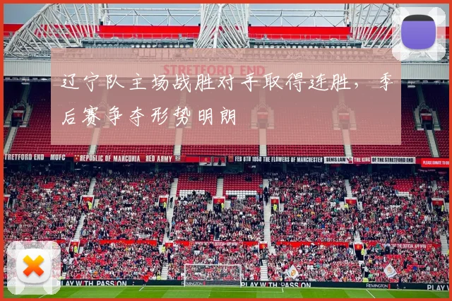 辽宁队主场战胜对手取得连胜,季后赛争夺形势明朗